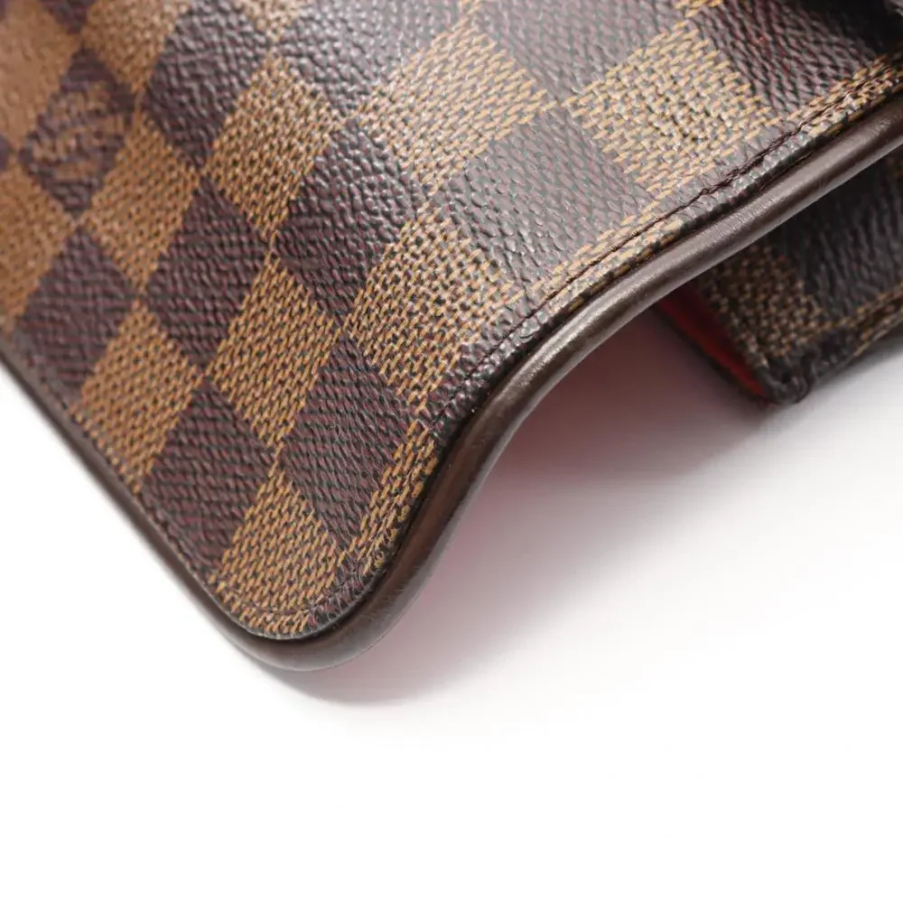 LOUIS VUITTON Brown Damier Leather Pochette Fanny Pack - Picture 9 of 9